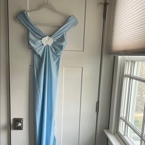 Shani Shemer Light Blue Maxi Dress